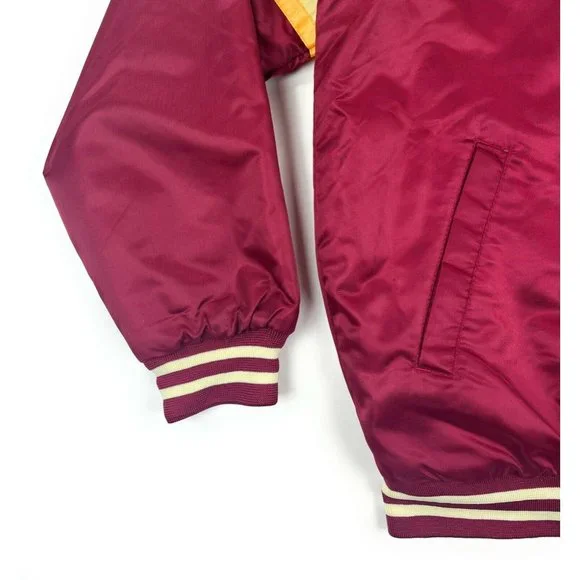 Cleveland Cavaliers Starter Mens 6XL Legacy Vintage Satin Bomber Varsity Jacket - Picture 5 of 12